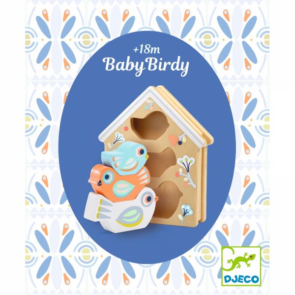 Jeu à formes BabyBirdi collection Baby blanc