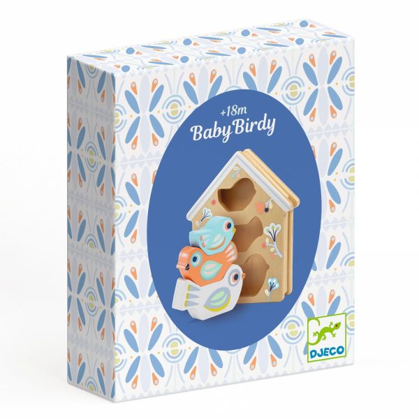 Jeu à formes BabyBirdi collection Baby blanc