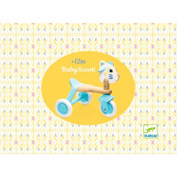 Porteur BabyScooti collection Baby blanc