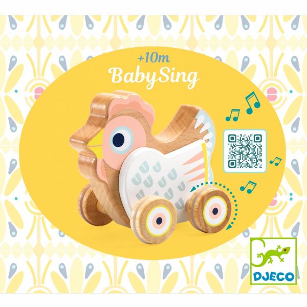 Jouet musical BabySing collection Baby blanc