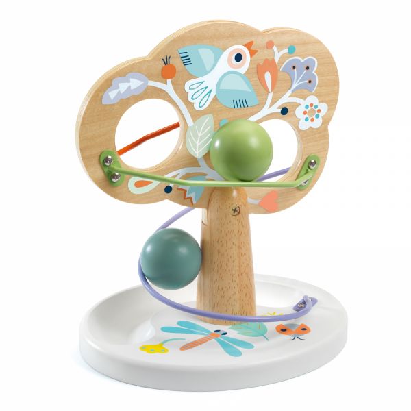 Toboggan à balles BabyTree collection Baby blanc
