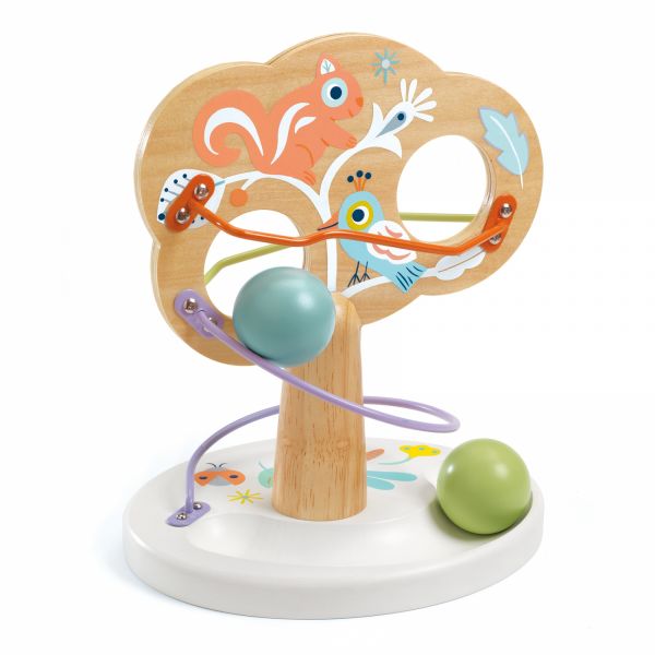 Toboggan à balles BabyTree collection Baby blanc