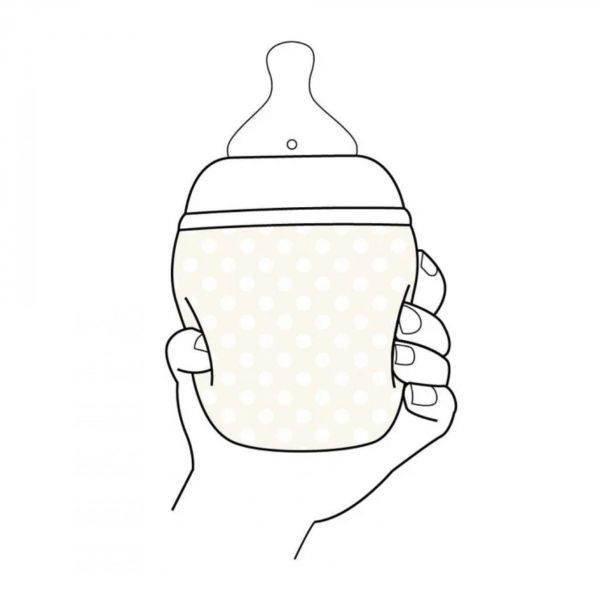 Biberon en silicone médicale et anti colique 150 ml Oats