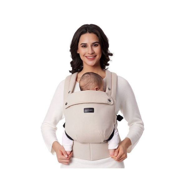 Porte bébé physiologique coton Khaki