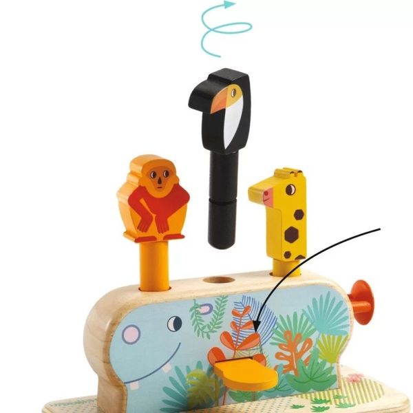 Jouet d'éveil en bois Multi Pop