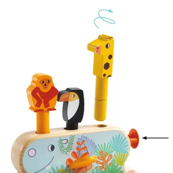Jouet d'éveil en bois Multi Pop