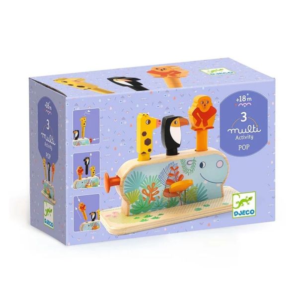 Jouet d'éveil en bois Multi Pop