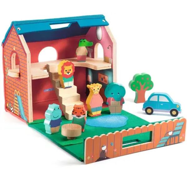 Jouet en bois maison Softi-House