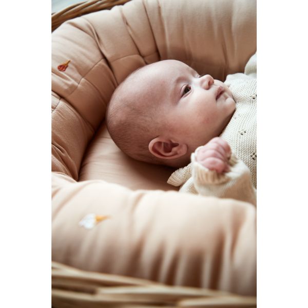 Réducteur de lit Babynest coton biologique Cool Summer - Frappé