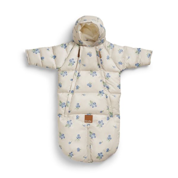 Combinaison pilote 6-12 mois chaude et convertible Blueberry Bliss