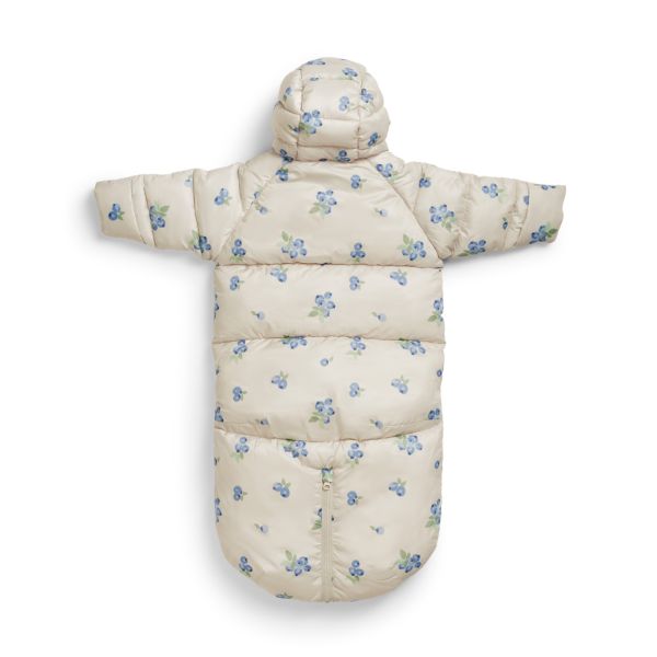 Combinaison pilote 6-12 mois chaude et convertible Blueberry Bliss