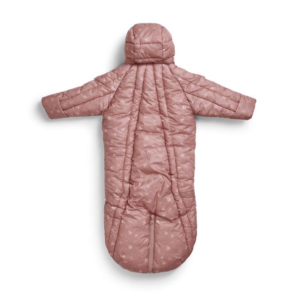 Combinaison pilote 0-6 mois chaude et convertible Pink Petit River Rose
