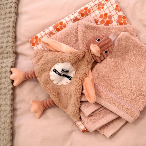 Doudou baby Pomelos l'autruche