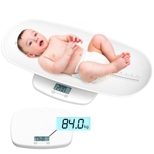 Balance bébé numérique multifonction avec toise intégrée