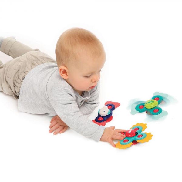 Lot de 3 jouets rotatifs Baby Spinners