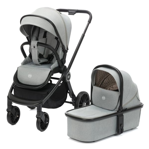 Le set de poussette Baby Stroller 2 in 1 Cougar gris