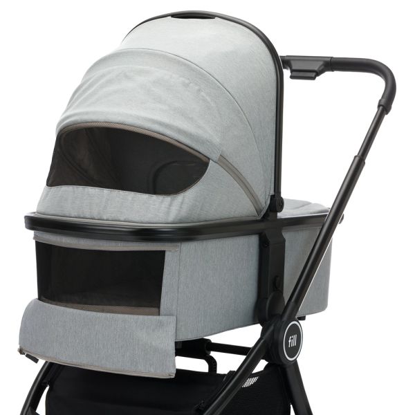 Le set de poussette Baby Stroller 2 in 1 Cougar gris