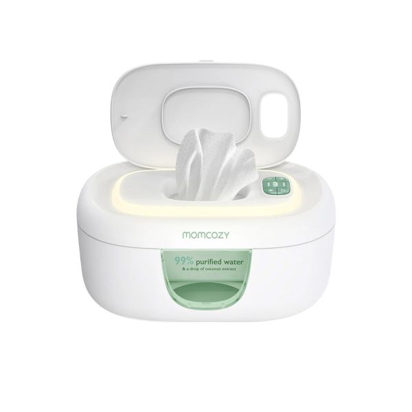 Chauffe-lingettes bébé grande capacité avec veilleuse