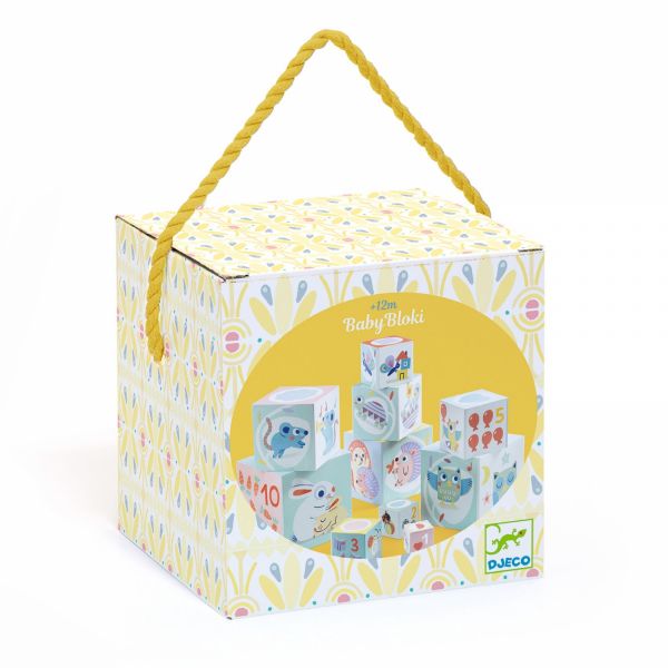 Cubes BabyBloki collection Baby blanc