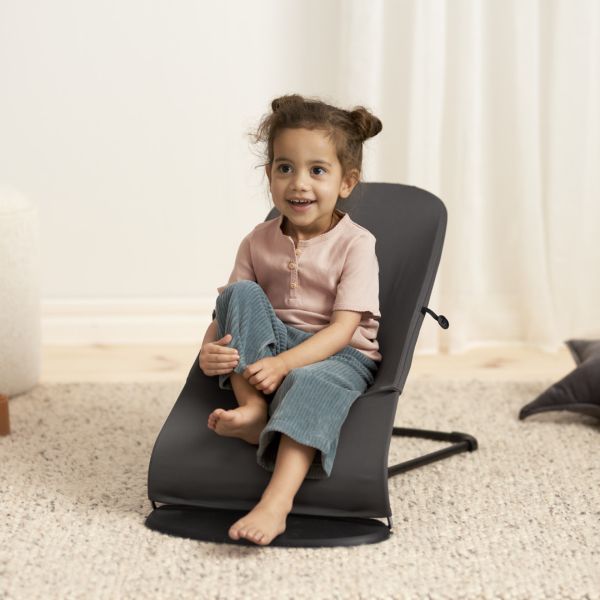 Transat bébé balance Soft tissé jersey Tri Fabric gris foncé