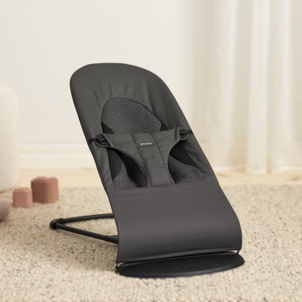 Transat bébé balance Soft tissé jersey Tri Fabric gris foncé