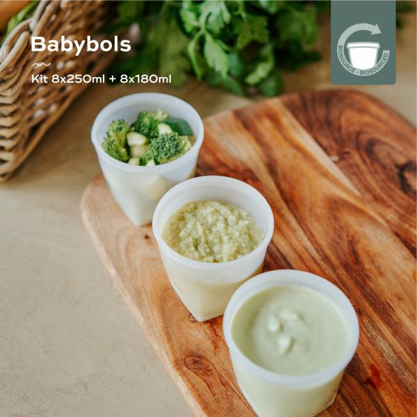Lot de 16 babybols biosources 8x250g + 8x180g