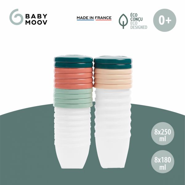 Lot de 16 babybols biosources 8x250g + 8x180g