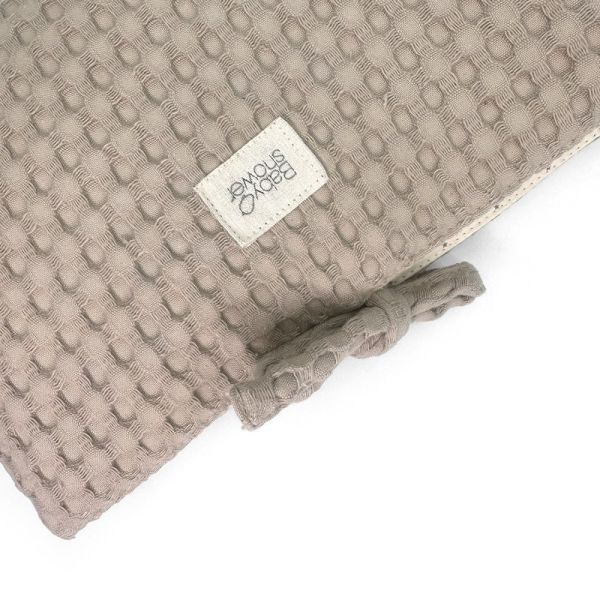 Pochette à langer compacte Gaufre Latte