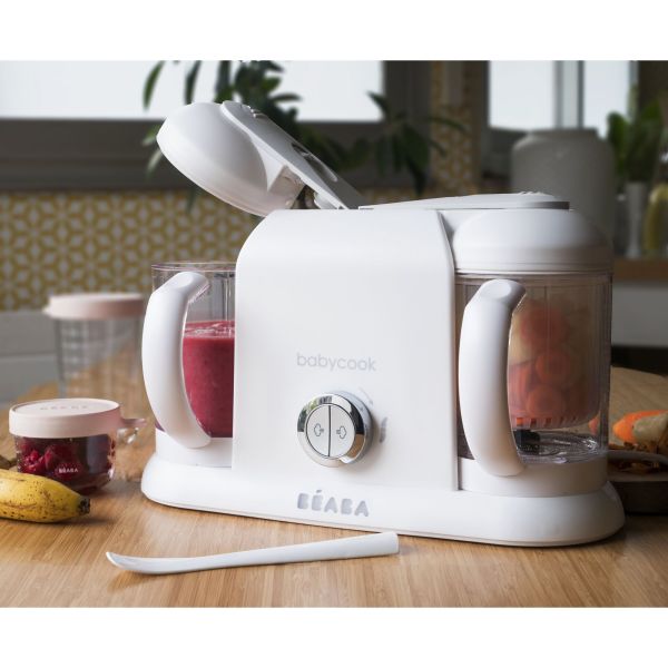 Robot cuiseur bébé Babycook Duo White Silver