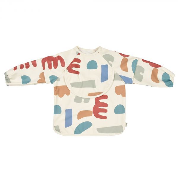 Robot Babycook Neo Grey et white + Bavoir à manches évolutif et 2 en 1 Playful + Coffret repas verre Jungle