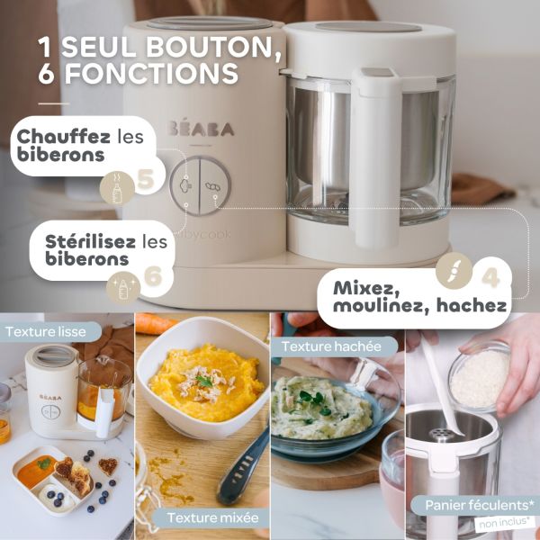 Robot cuiseur 6 en 1 Babycook Neo Argile