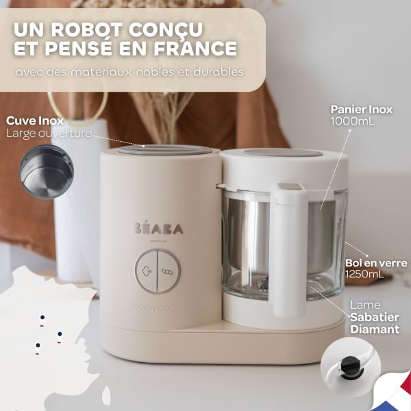 Robot cuiseur 6 en 1 Babycook Neo Argile