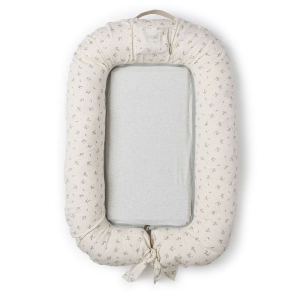 Réducteur de lit - Babynest Toile de rose
