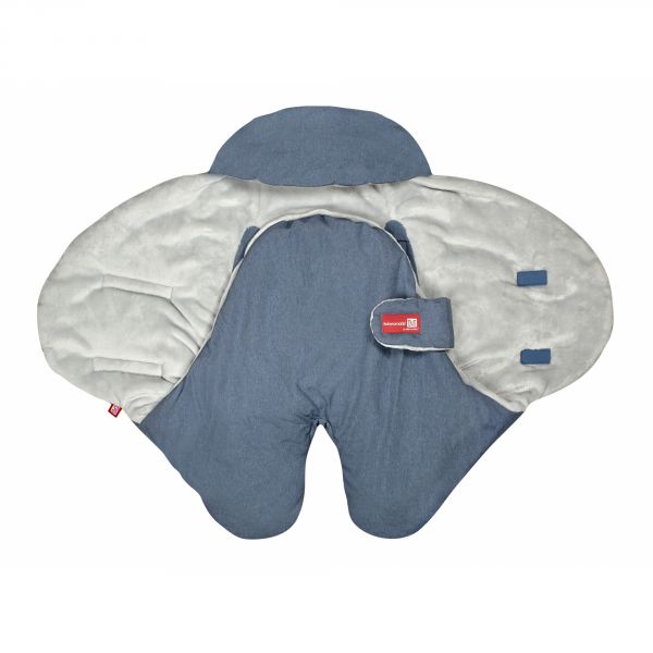 Couverture Babynomade protect 0-6 mois - bleu chiné