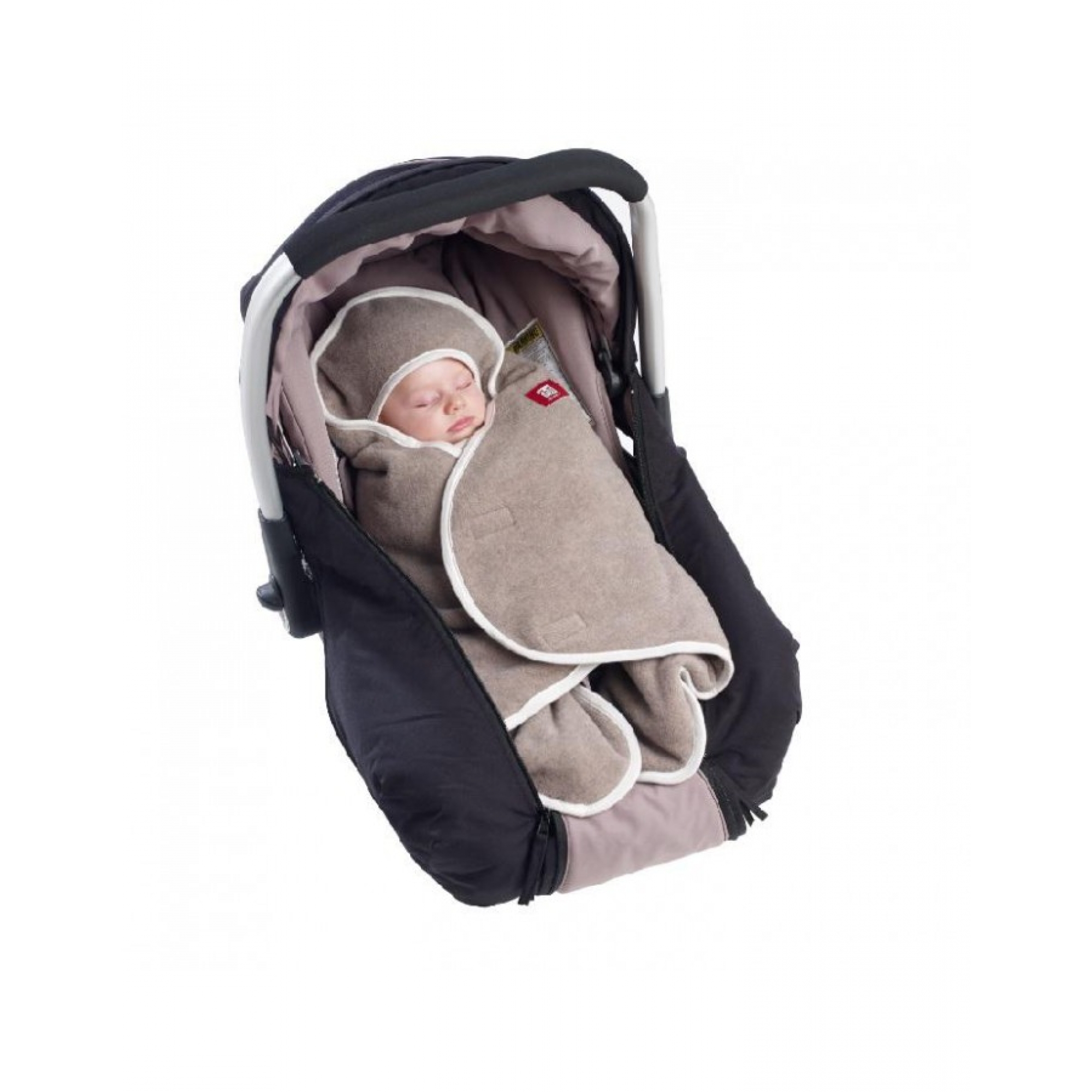 Red Castle Couverture Babynomade Double Polaire 0 6 Mois Gris Clair Made In Bebe