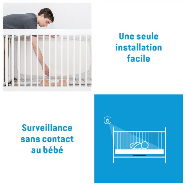 Babyphone vidéo moniteur son et mouvement AC327
