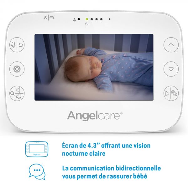 Babyphone vidéo moniteur son et mouvement AC327