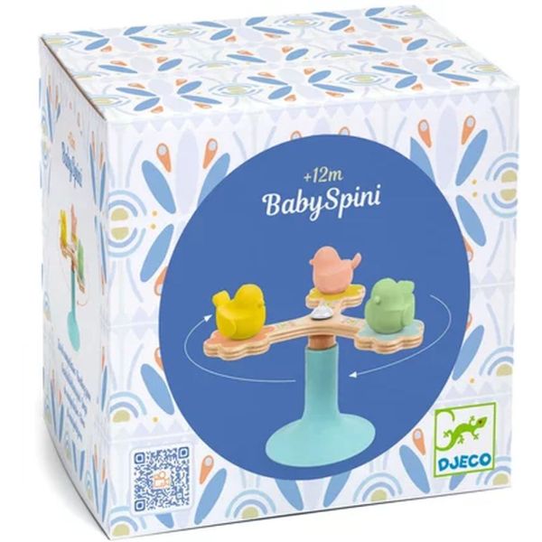 Jouet d'éveil rotatif à ventouse BabySpini