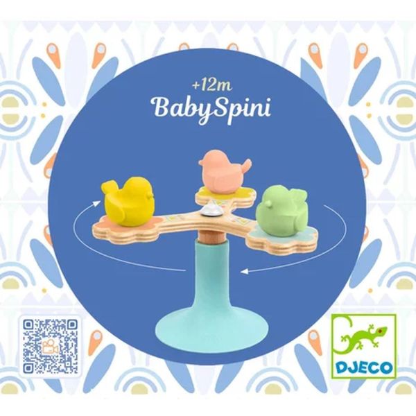 Jouet d'éveil rotatif à ventouse BabySpini