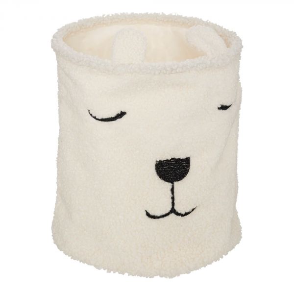 Panier de rangement H40 cm Ours bouclette