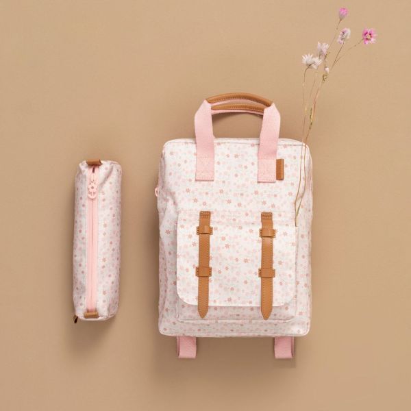 Grand sac à dos enfant Fleurs du jardin