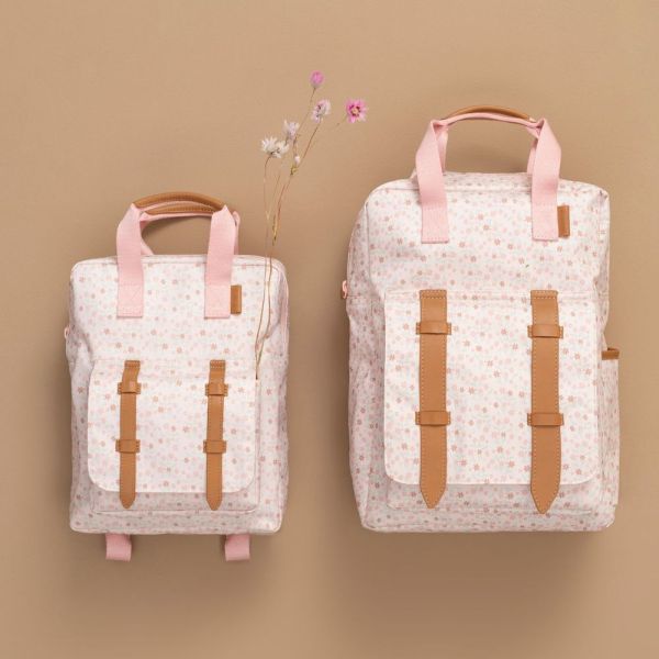 Grand sac à dos enfant Fleurs du jardin