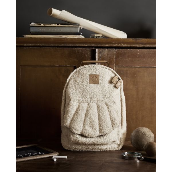 Sac à dos enfant Backpack MIDI White Bouclette