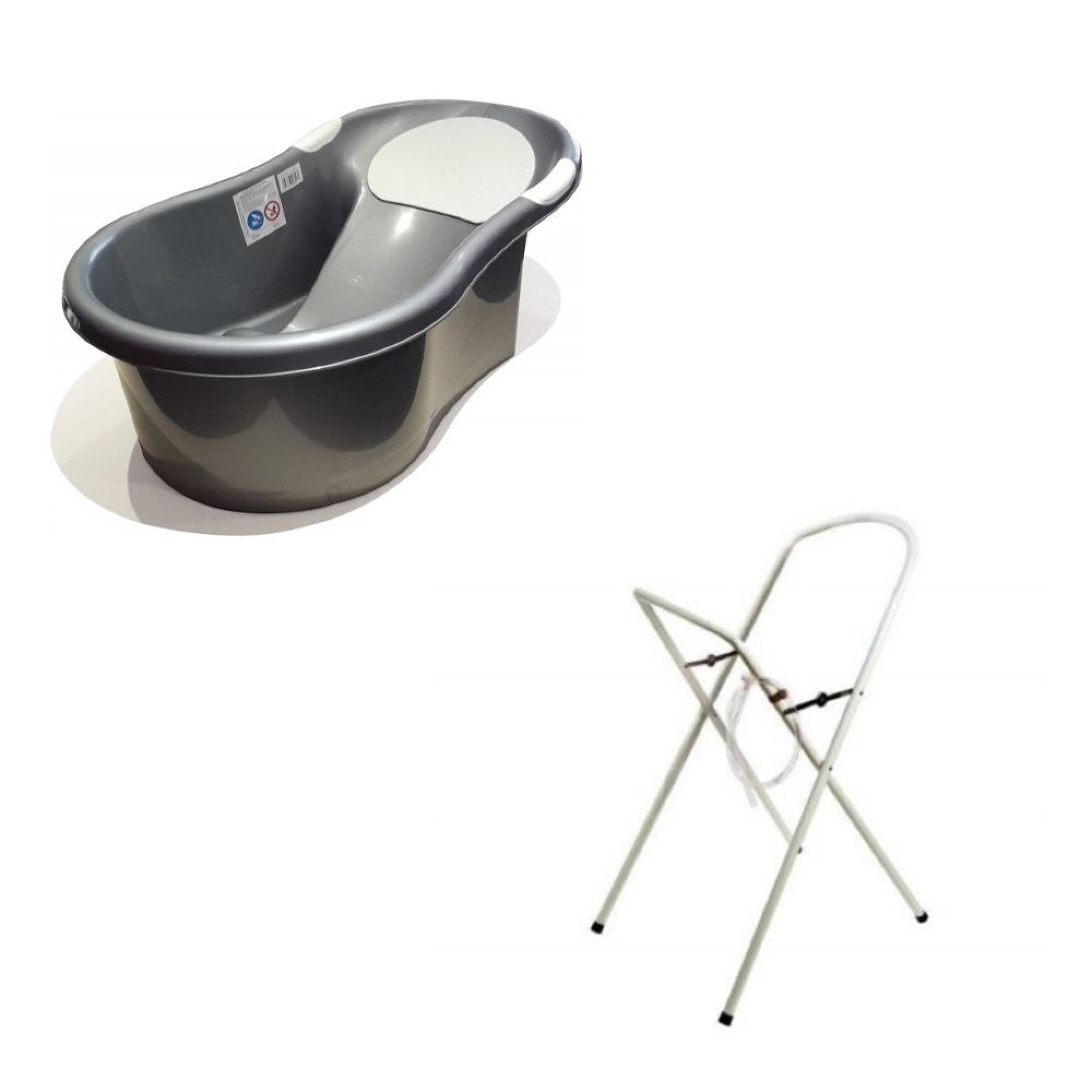 Baignoire 0 6 mois transat integre blanc DBB, Vente en ligne de Baignoire  bébé