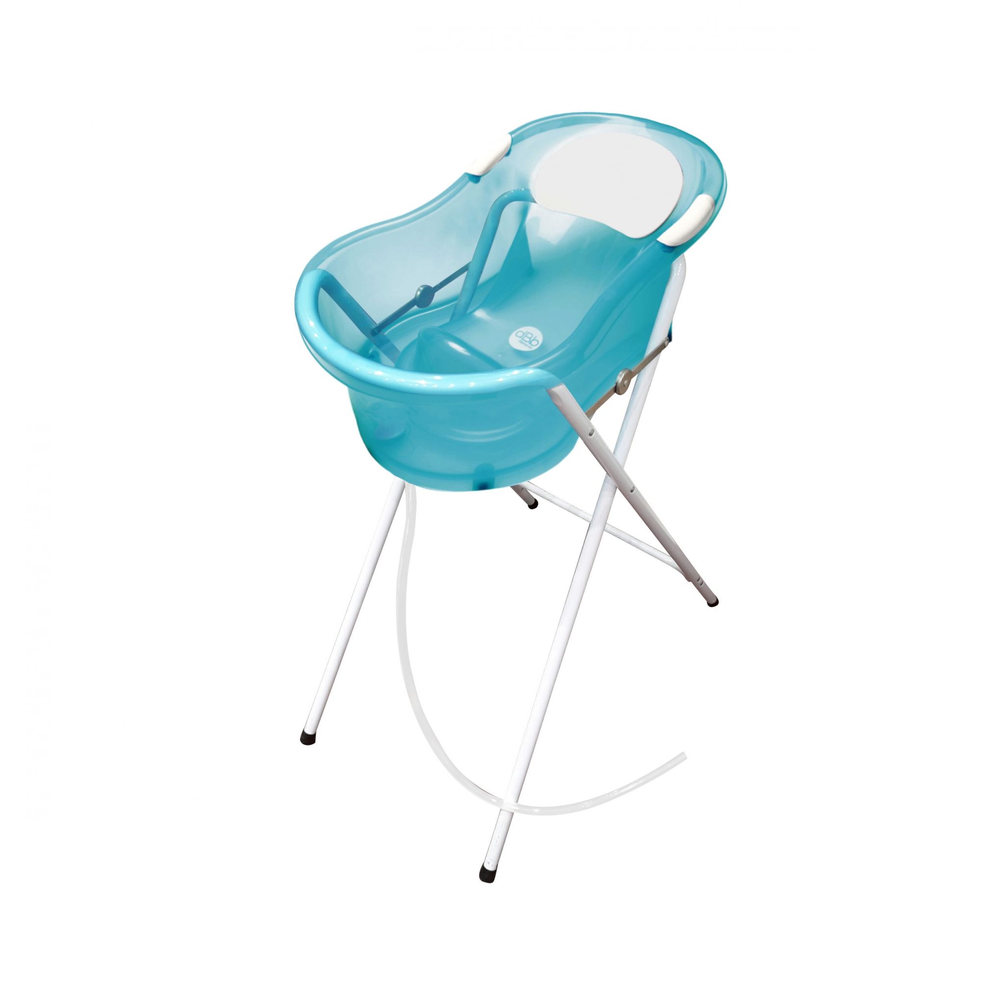 Bébé Baignoire Bébé Nacelle Enfants Pliable Pliable Bain Sûr 3 en 1 0-6 Ans  avec Pieds Portable bleu