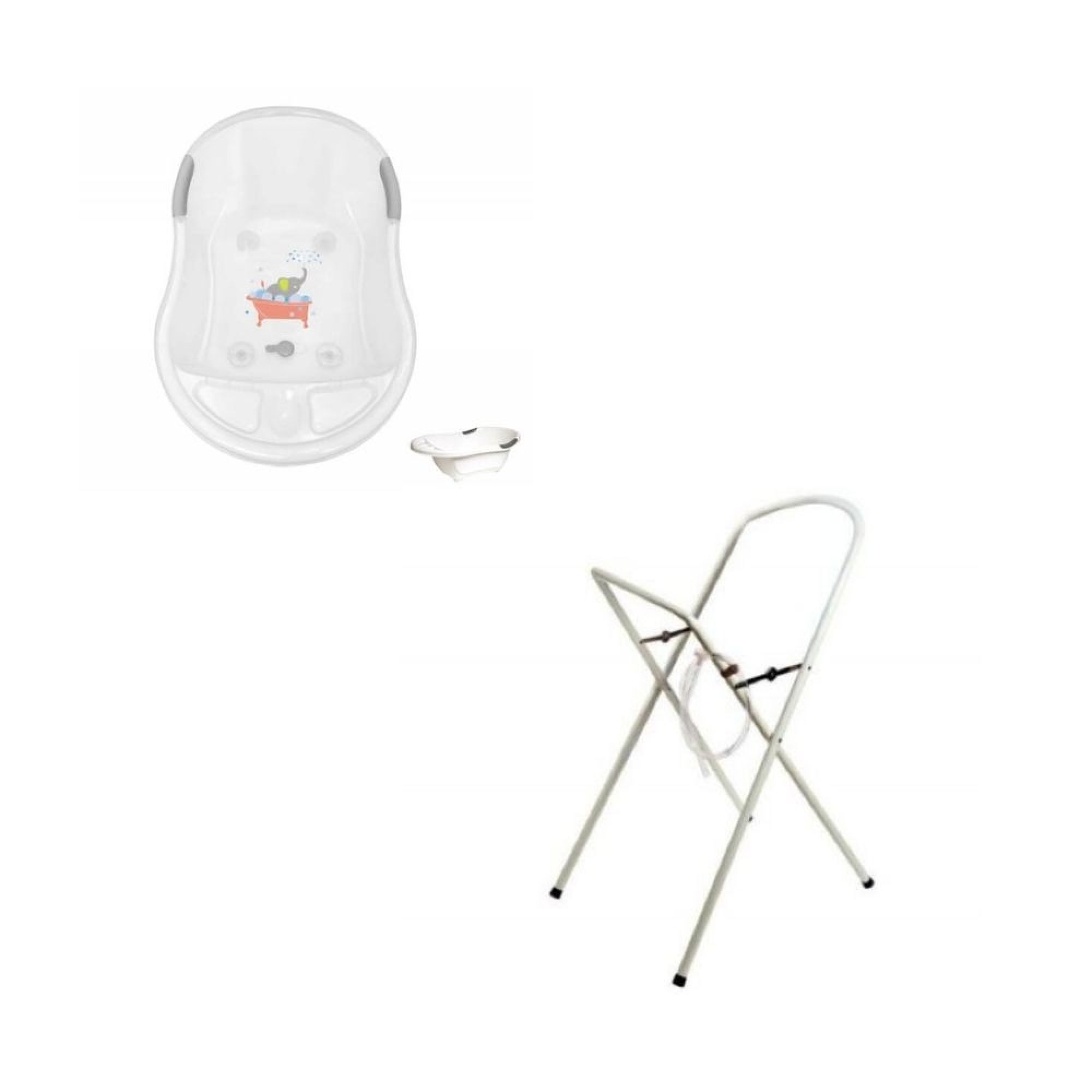 Baignoire pliable Blanc BADABULLE, Vente en ligne de Baignoire bébé