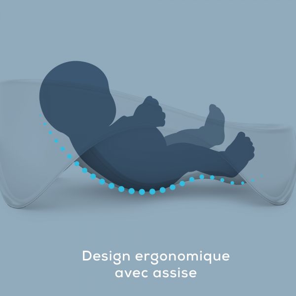 Baignoire bébé évolutive 2 en 1