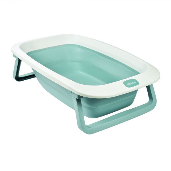 Baignoire Eazy Pop Camélé'O Bleu baltique + Baby cologne 100ml + Trousse baby necessities Teddy beige