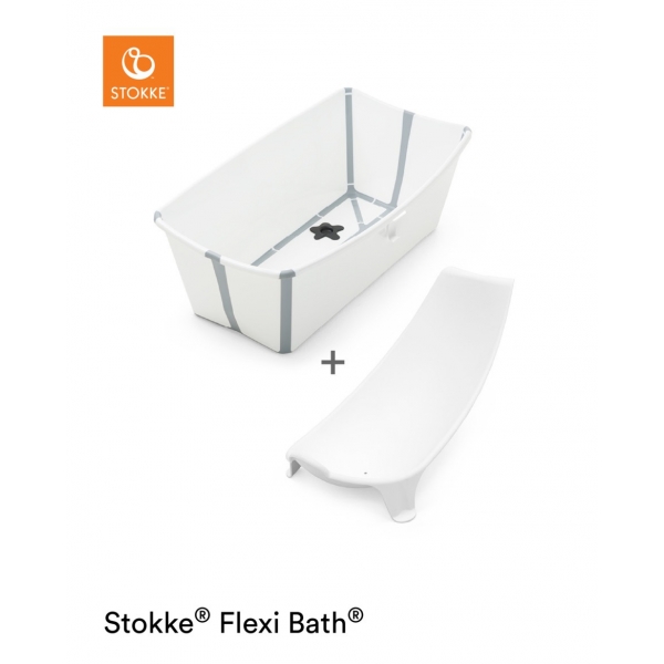 Baignoire Flexi Bath + transat blanc