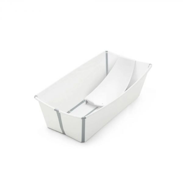 Baignoire Flexi Bath XL + transat de bain - Blanc (transat offert)